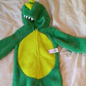 Old Navy Green and Yellow Fuzzy Costume